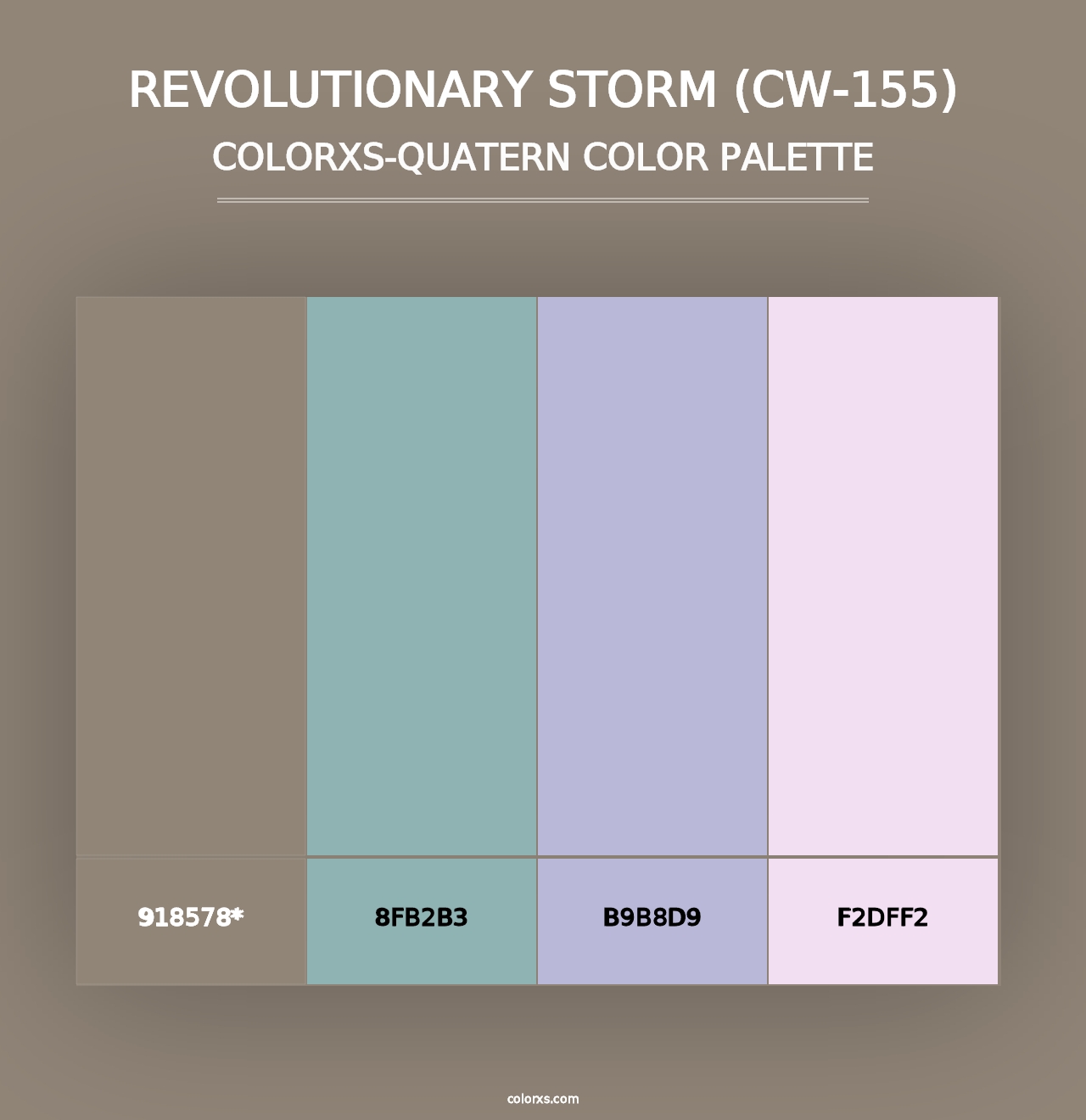 Revolutionary Storm (CW-155) - Colorxs Quad Palette