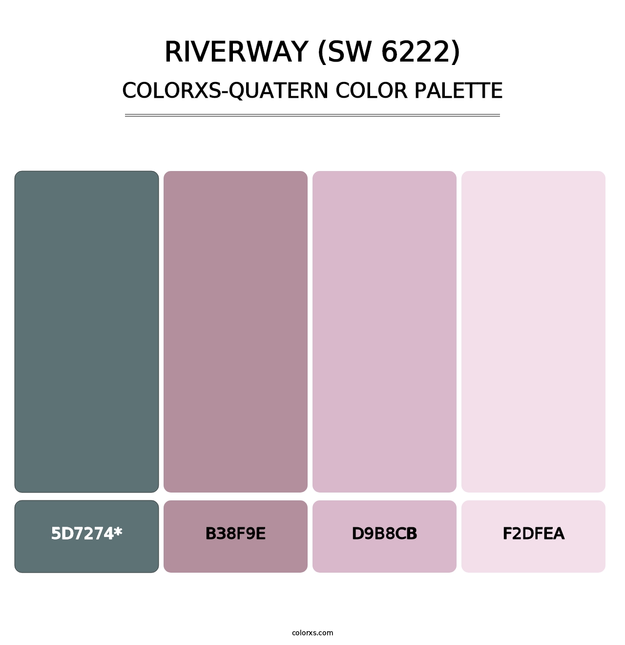 Riverway (SW 6222) - Colorxs Quad Palette