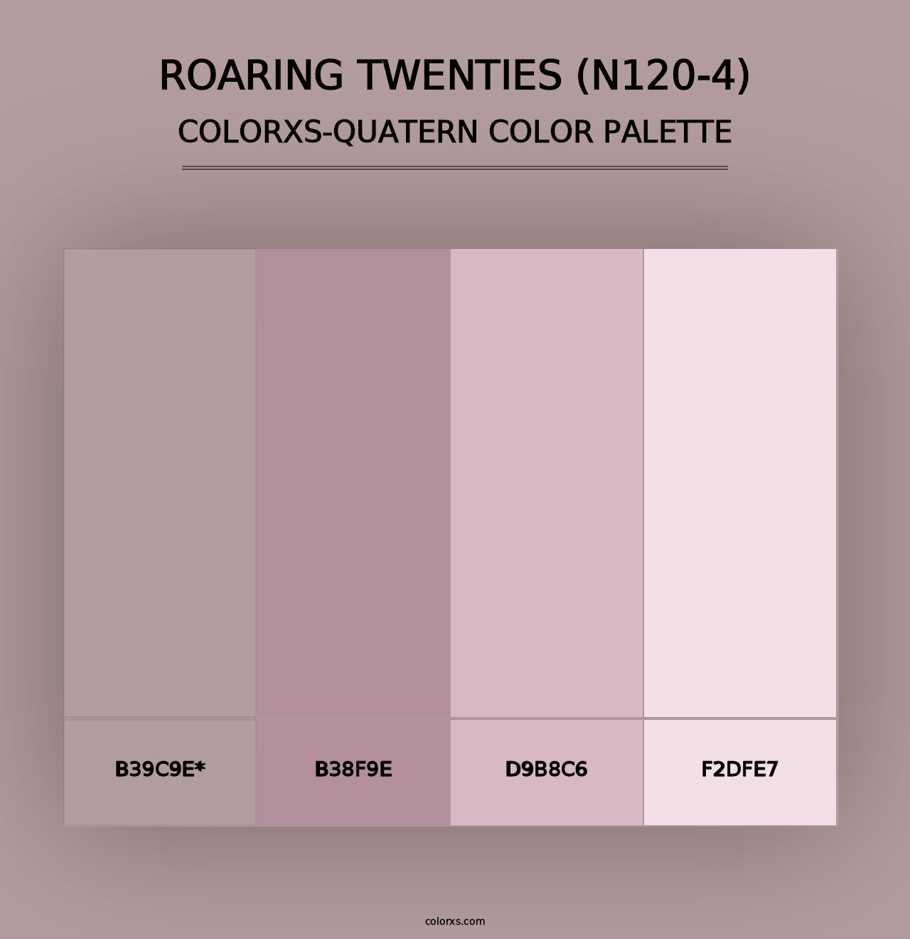 Roaring Twenties (N120-4) - Colorxs Quad Palette