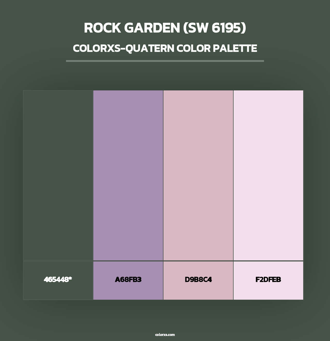 Rock Garden (SW 6195) - Colorxs Quad Palette