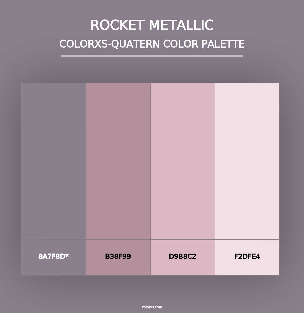 Rocket Metallic - Colorxs Quad Palette