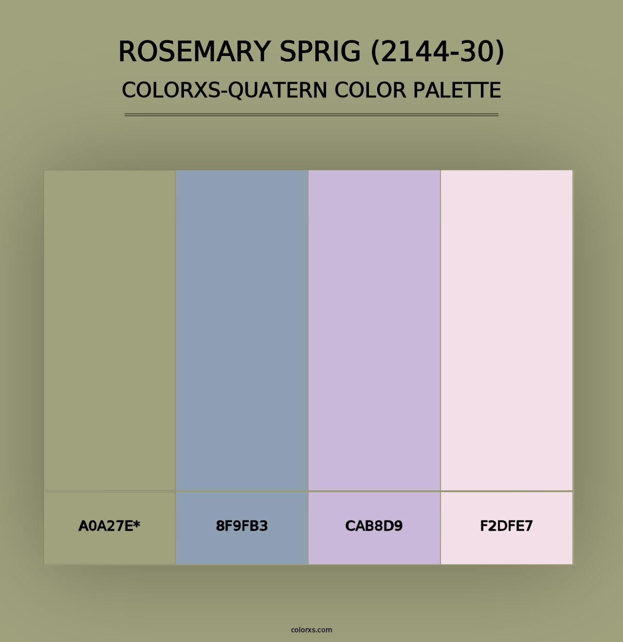 Rosemary Sprig (2144-30) - Colorxs Quad Palette