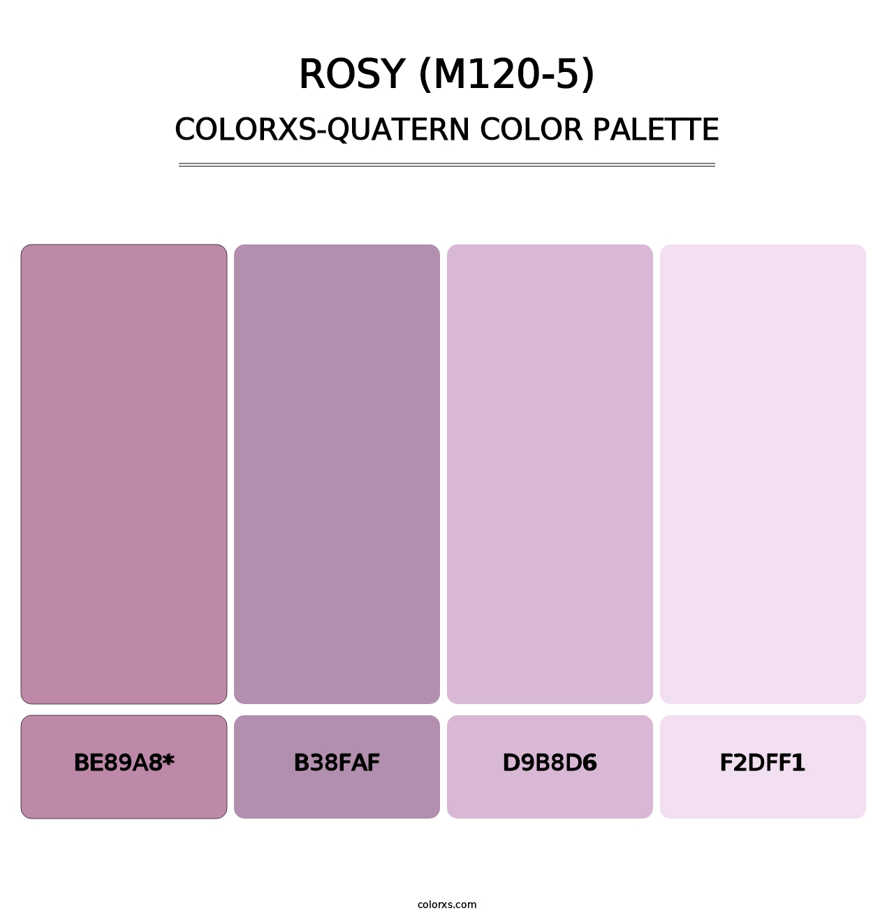 Rosy (M120-5) - Colorxs Quad Palette