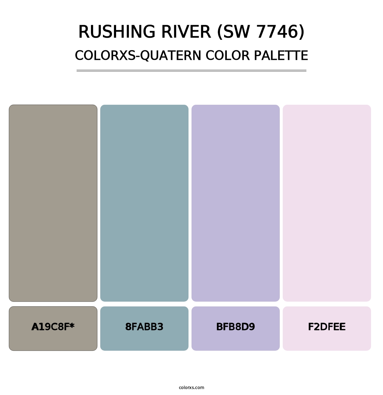 Rushing River (SW 7746) - Colorxs Quad Palette