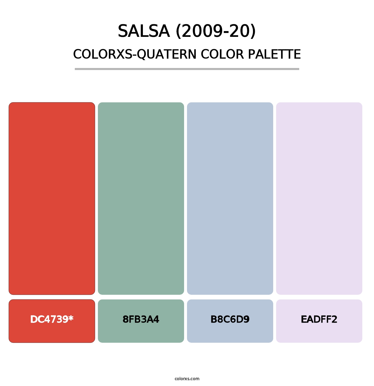 Salsa (2009-20) - Colorxs Quad Palette