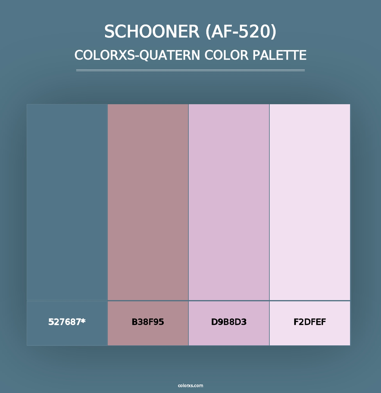 Schooner (AF-520) - Colorxs Quad Palette