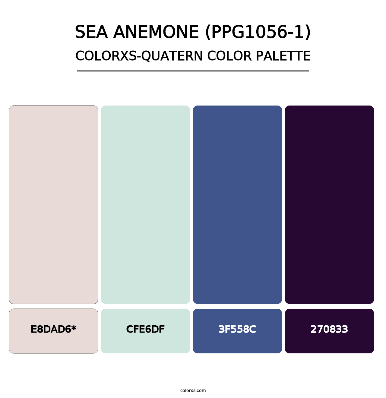 Sea Anemone (PPG1056-1) - Colorxs Quad Palette