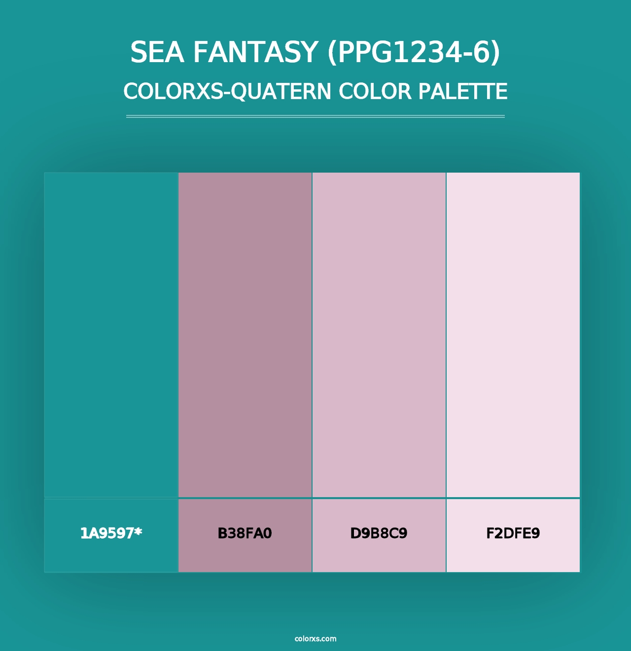 Sea Fantasy (PPG1234-6) - Colorxs Quad Palette