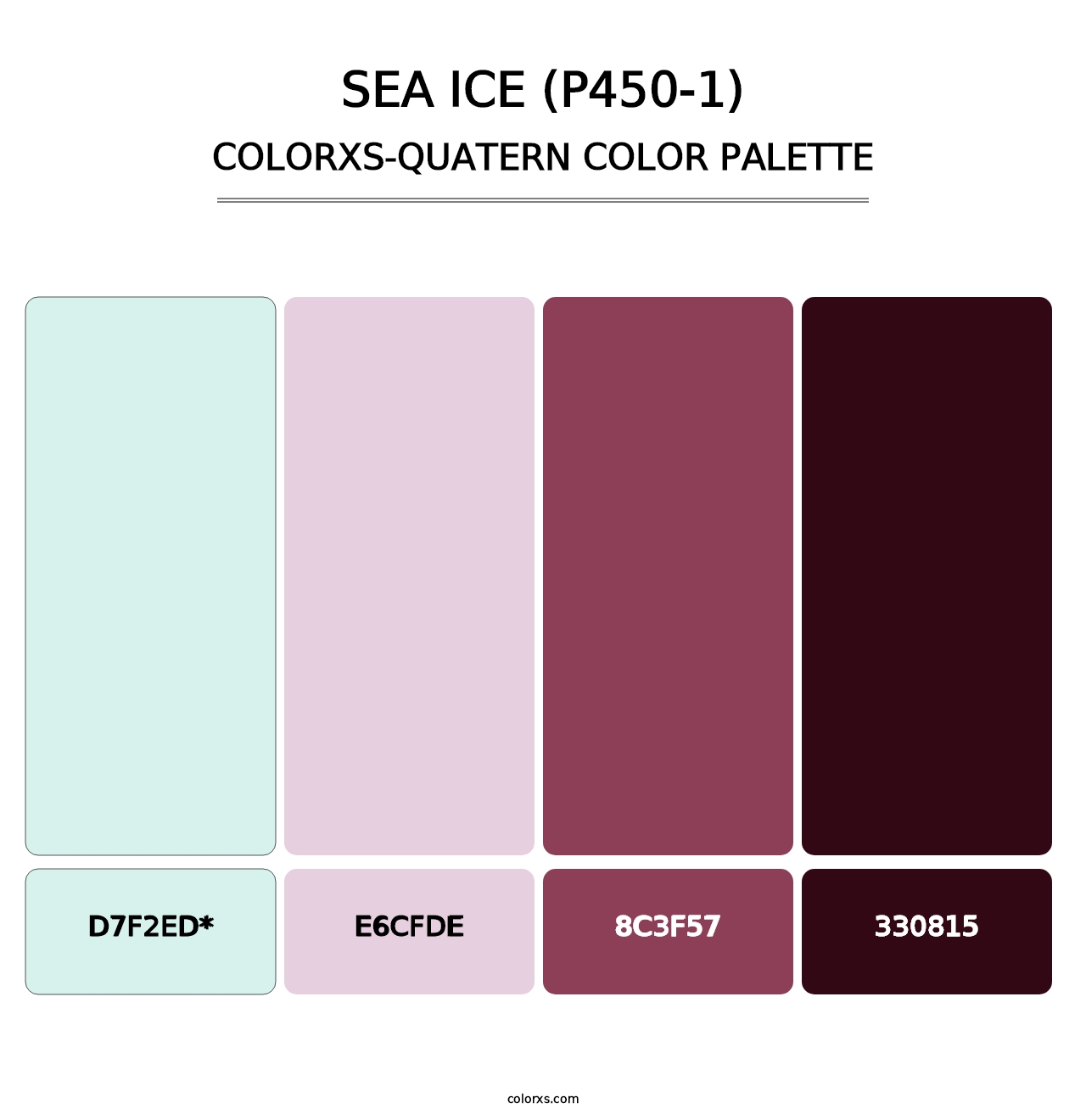 Sea Ice (P450-1) - Colorxs Quad Palette