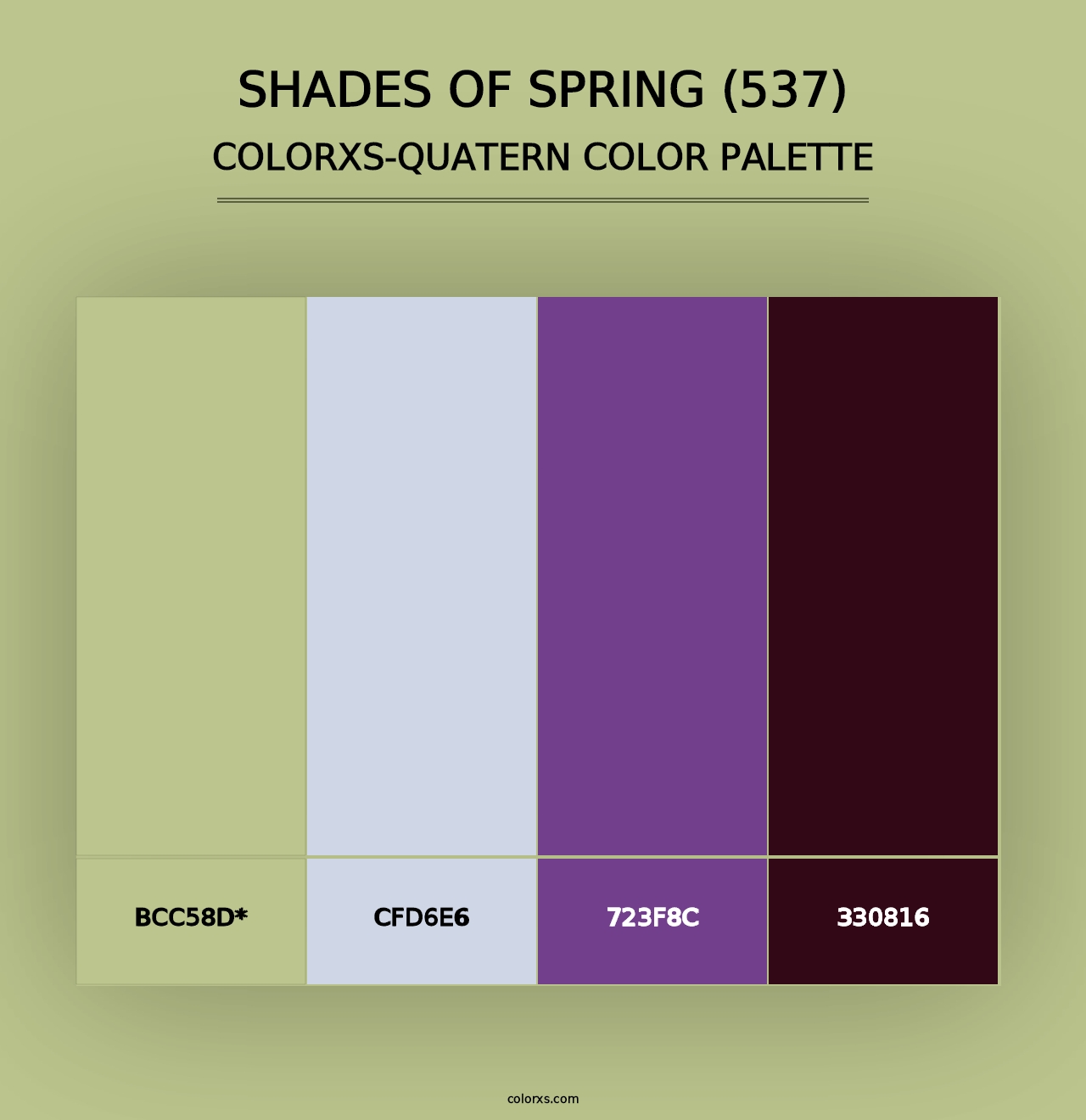 Shades of Spring (537) - Colorxs Quad Palette