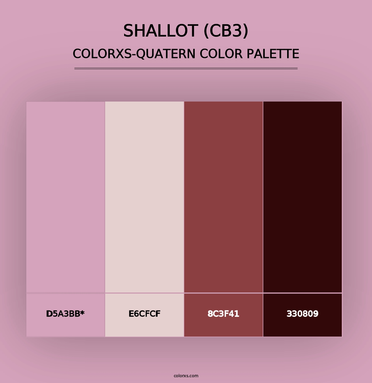 Shallot (CB3) - Colorxs Quad Palette