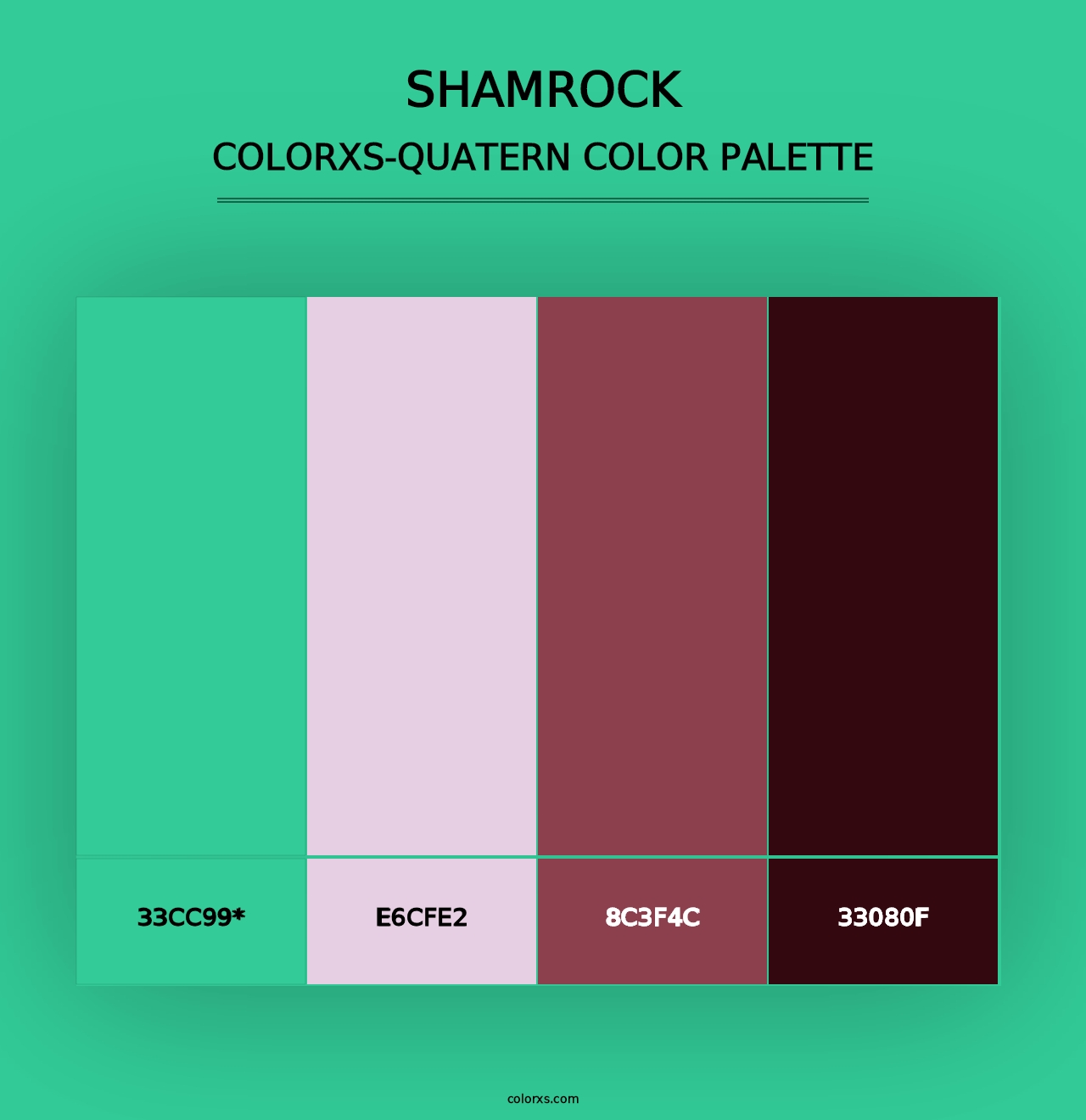 Shamrock - Colorxs Quad Palette