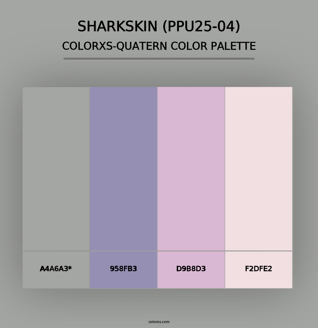 Sharkskin (PPU25-04) - Colorxs Quad Palette