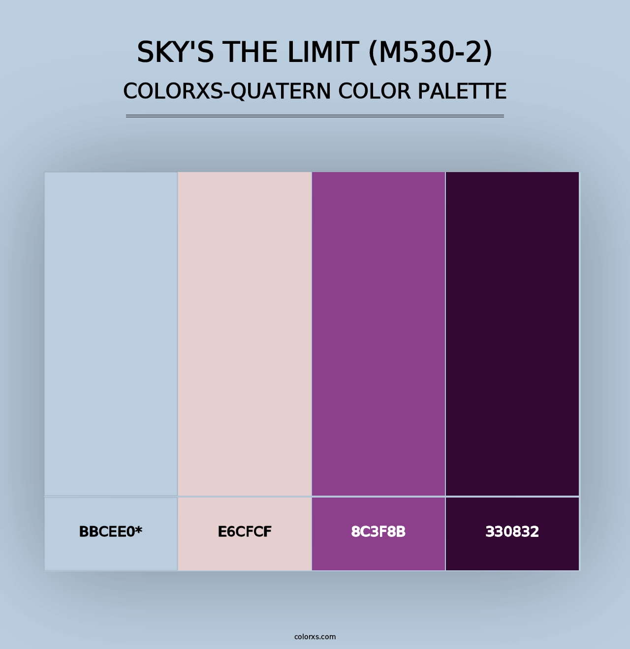 Sky'S The Limit (M530-2) - Colorxs Quad Palette