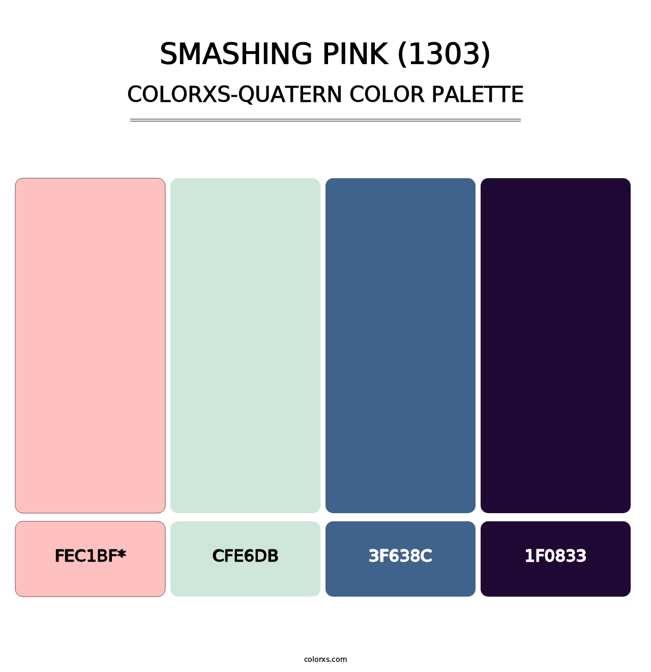 Smashing Pink (1303) - Colorxs Quad Palette