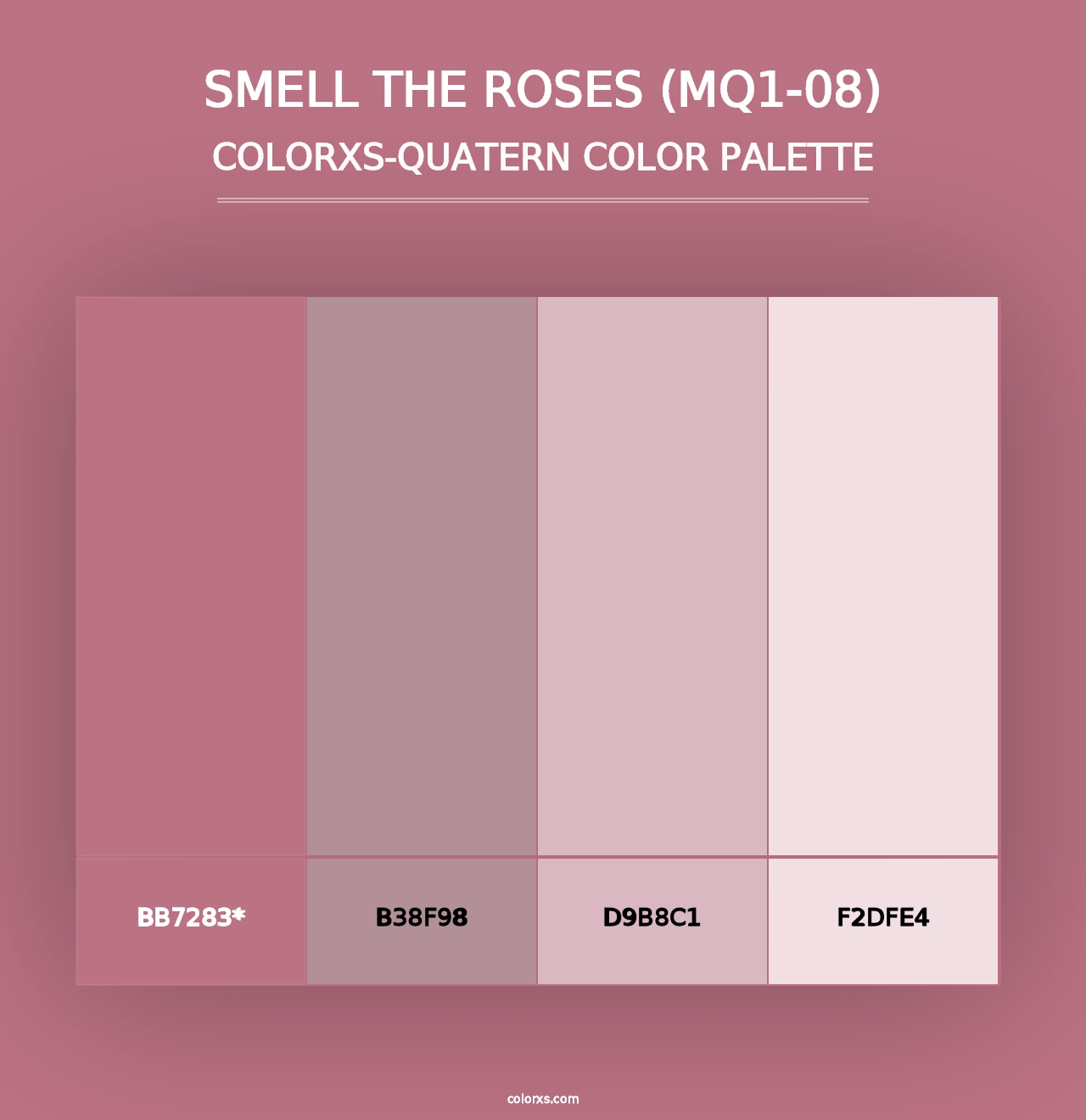 Smell The Roses (MQ1-08) - Colorxs Quad Palette