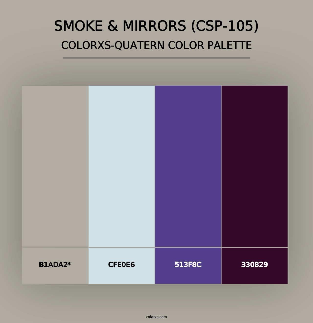 Smoke & Mirrors (CSP-105) - Colorxs Quad Palette