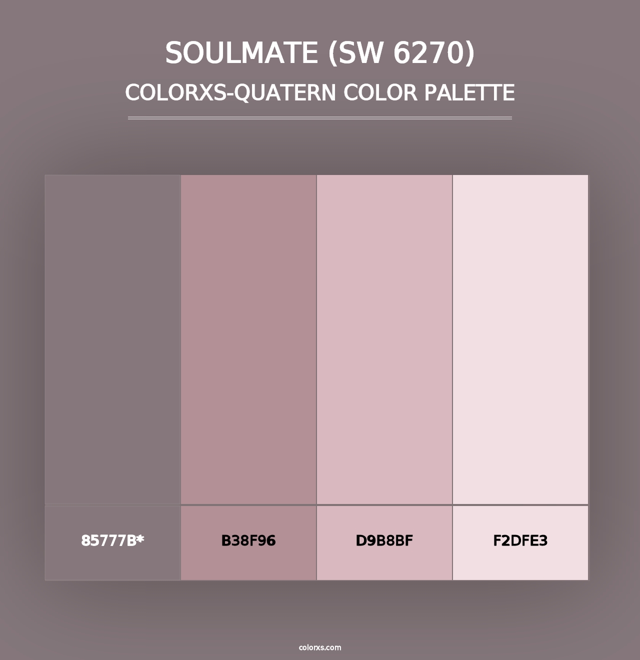 Soulmate (SW 6270) - Colorxs Quad Palette