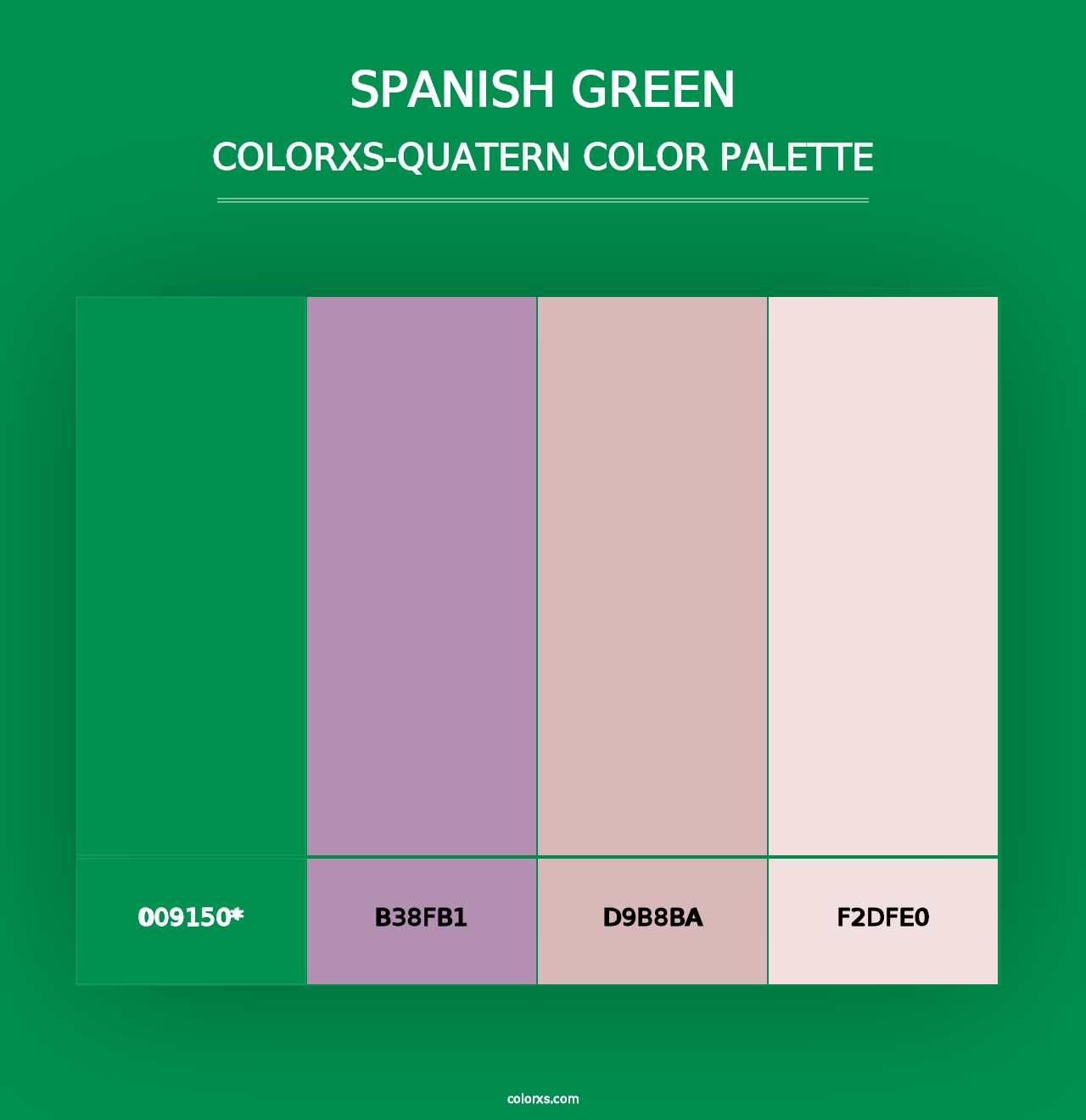 Spanish Green - Colorxs Quad Palette