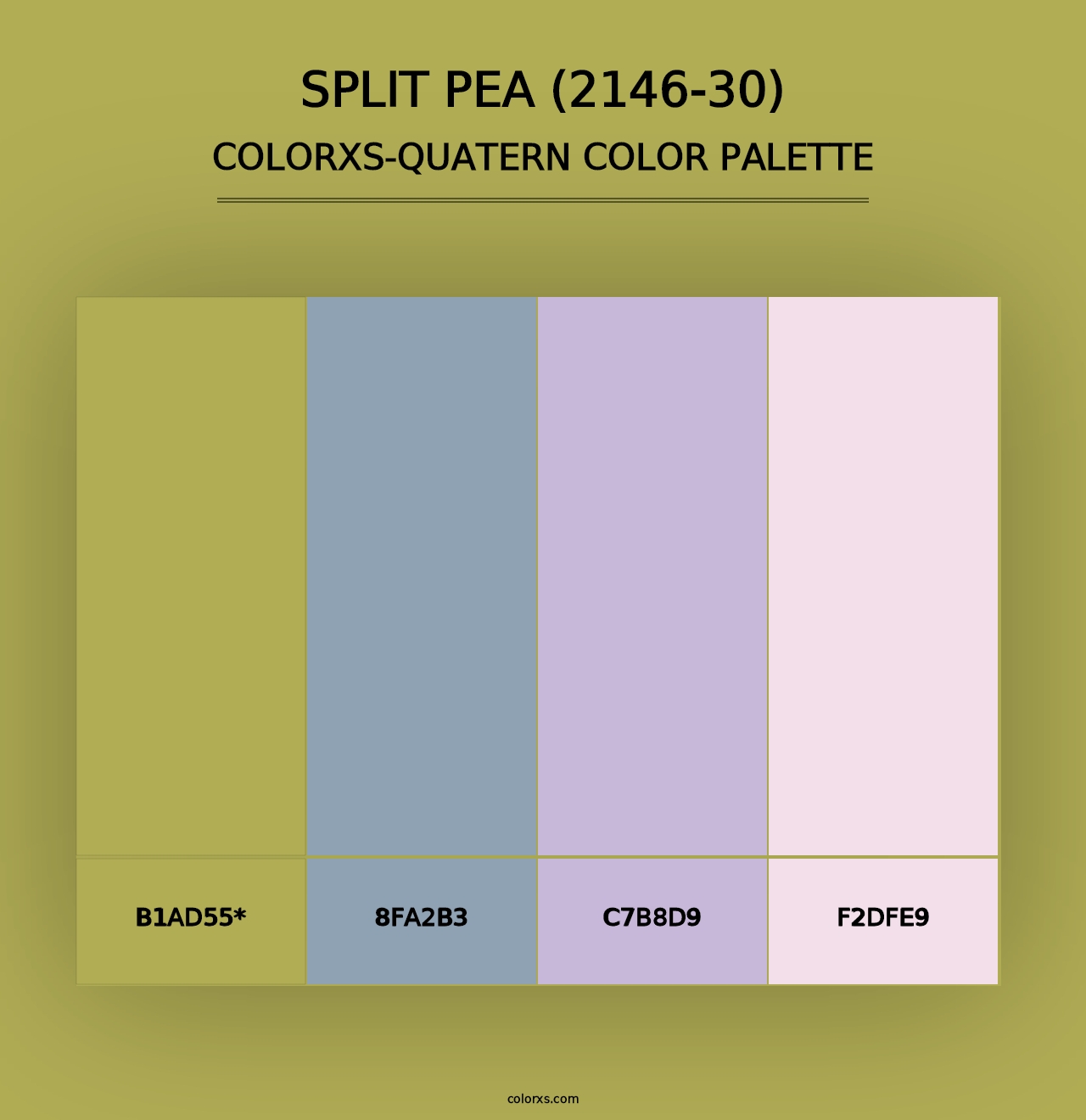 Split Pea (2146-30) - Colorxs Quad Palette