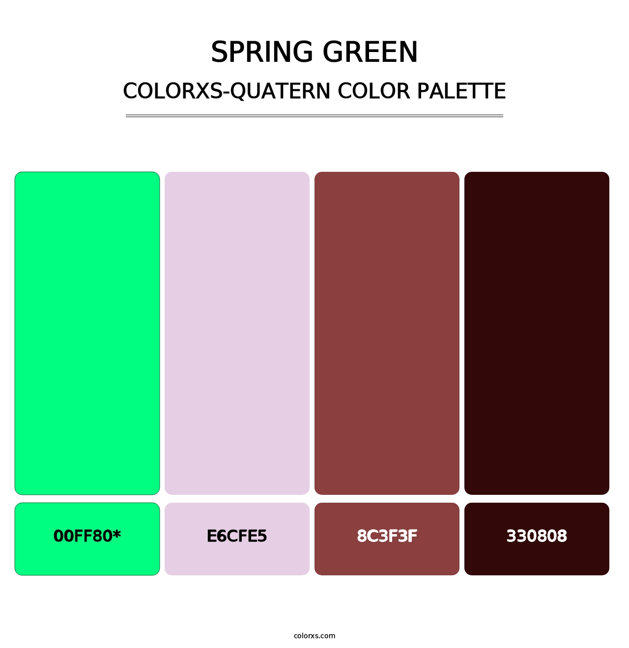 Spring Green - Colorxs Quad Palette