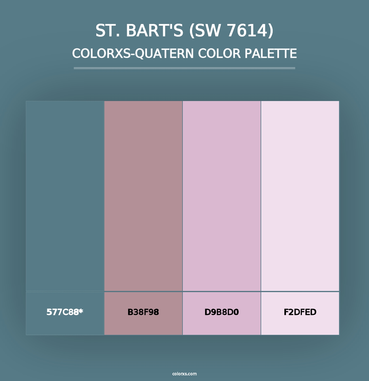 St. Bart's (SW 7614) - Colorxs Quad Palette