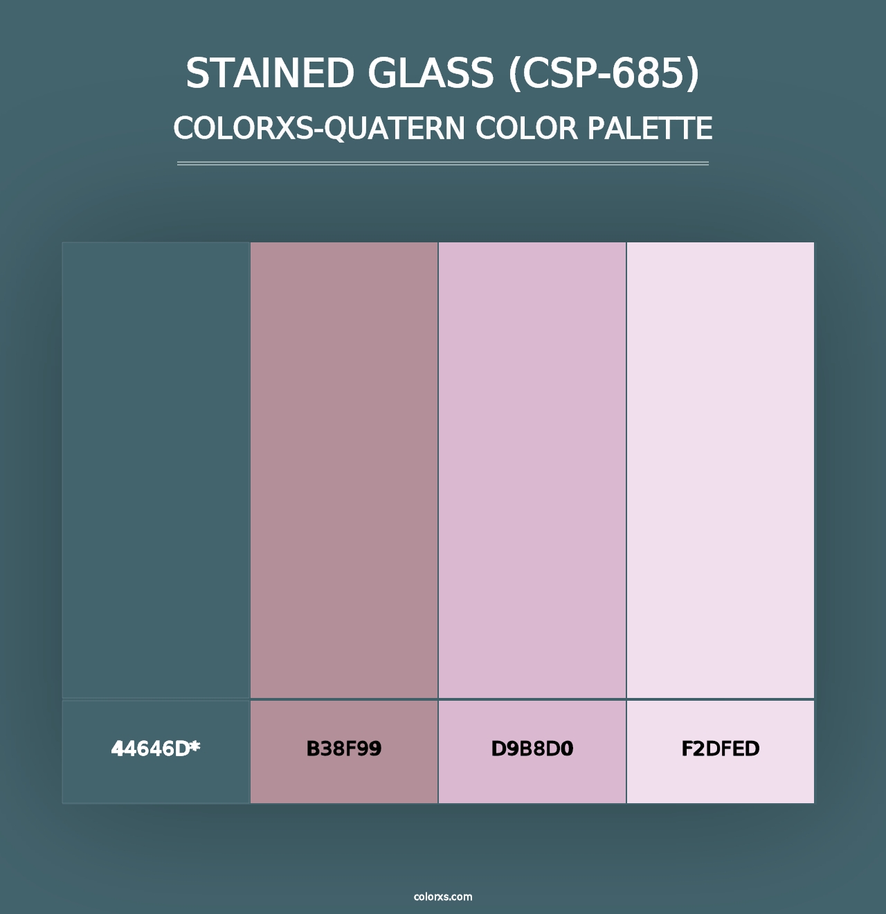 Stained Glass (CSP-685) - Colorxs Quad Palette