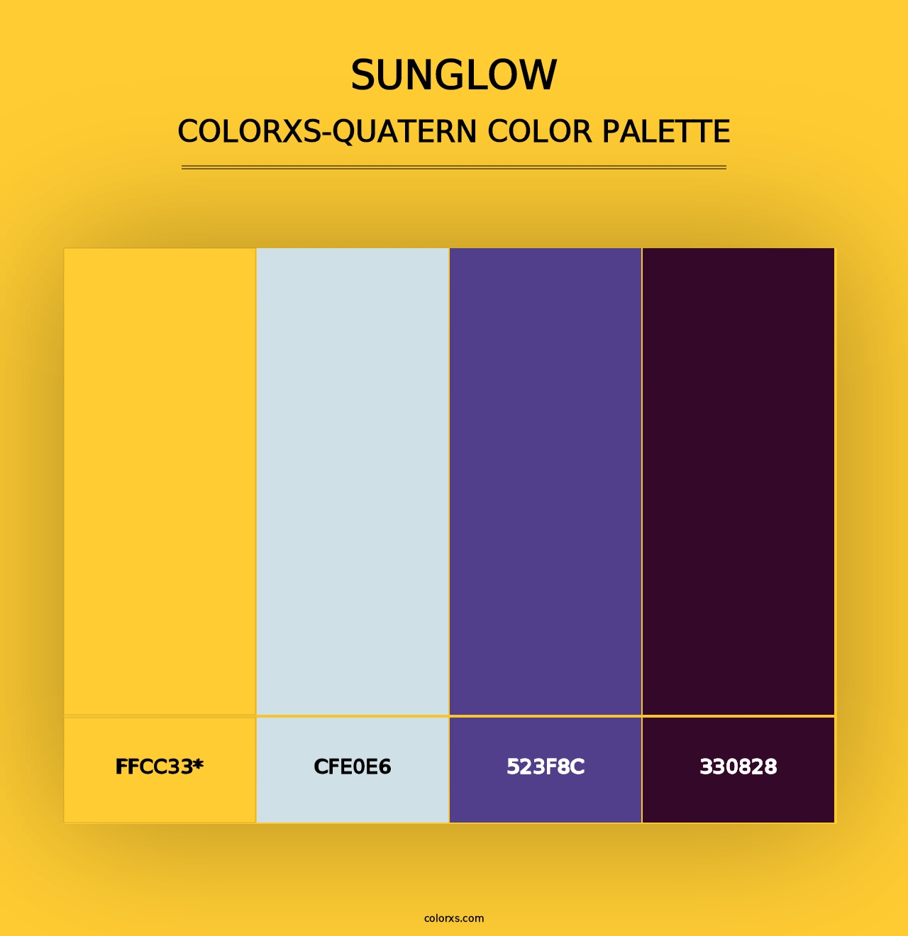 Sunglow - Colorxs Quad Palette