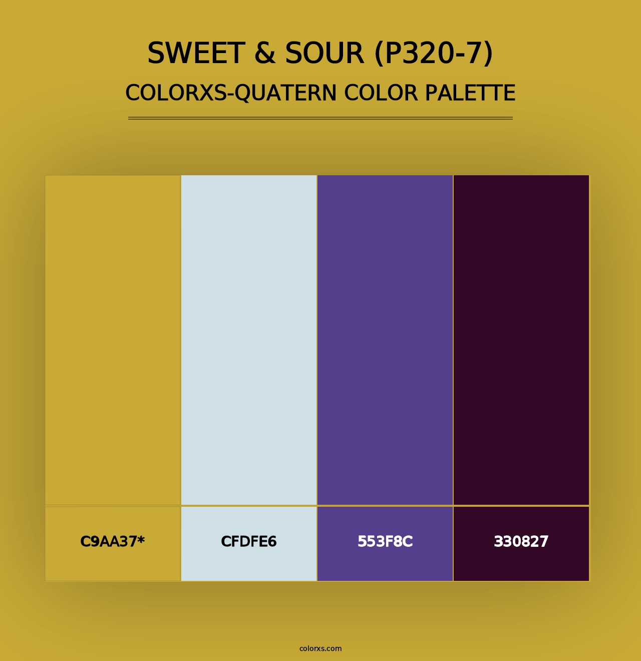 Sweet & Sour (P320-7) - Colorxs Quad Palette