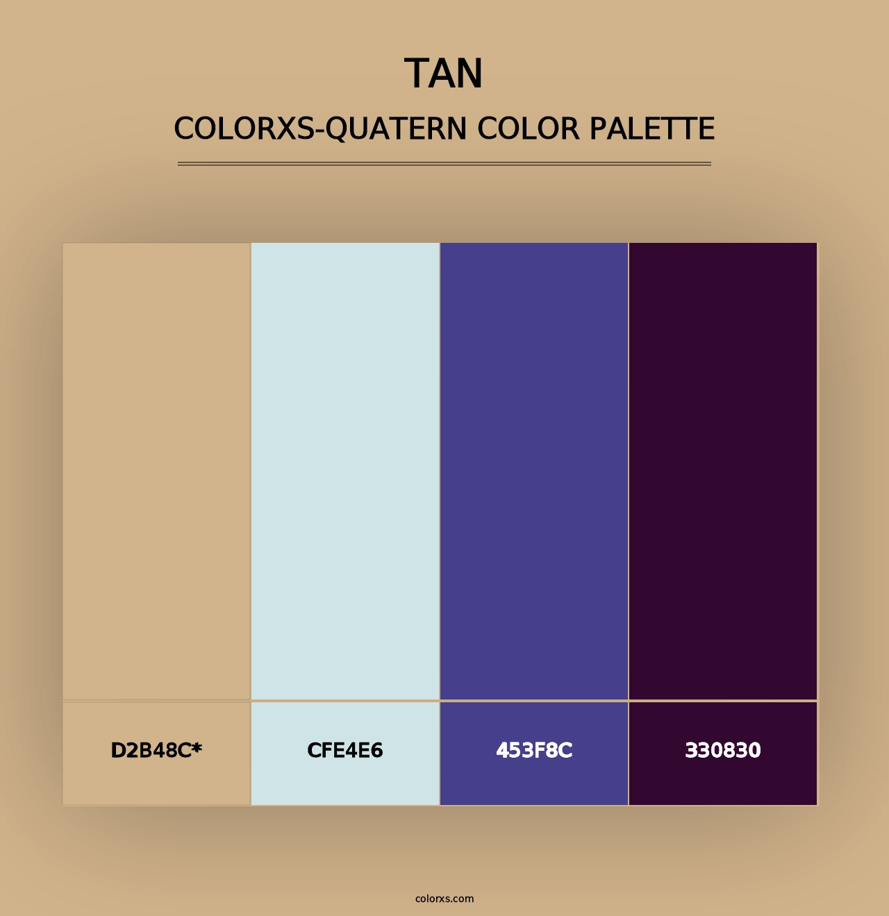 Tan - Colorxs Quad Palette