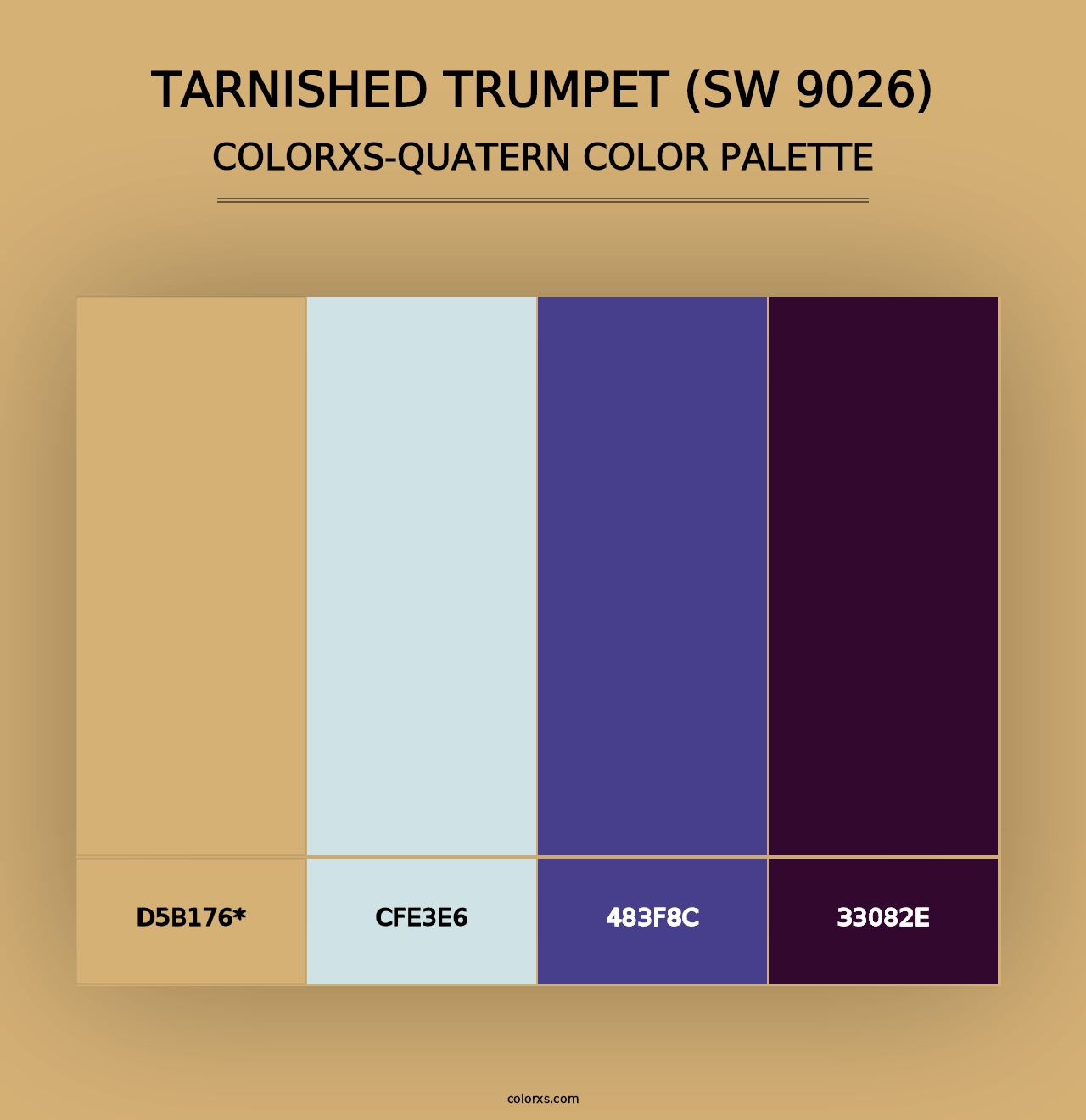 Tarnished Trumpet (SW 9026) - Colorxs Quad Palette