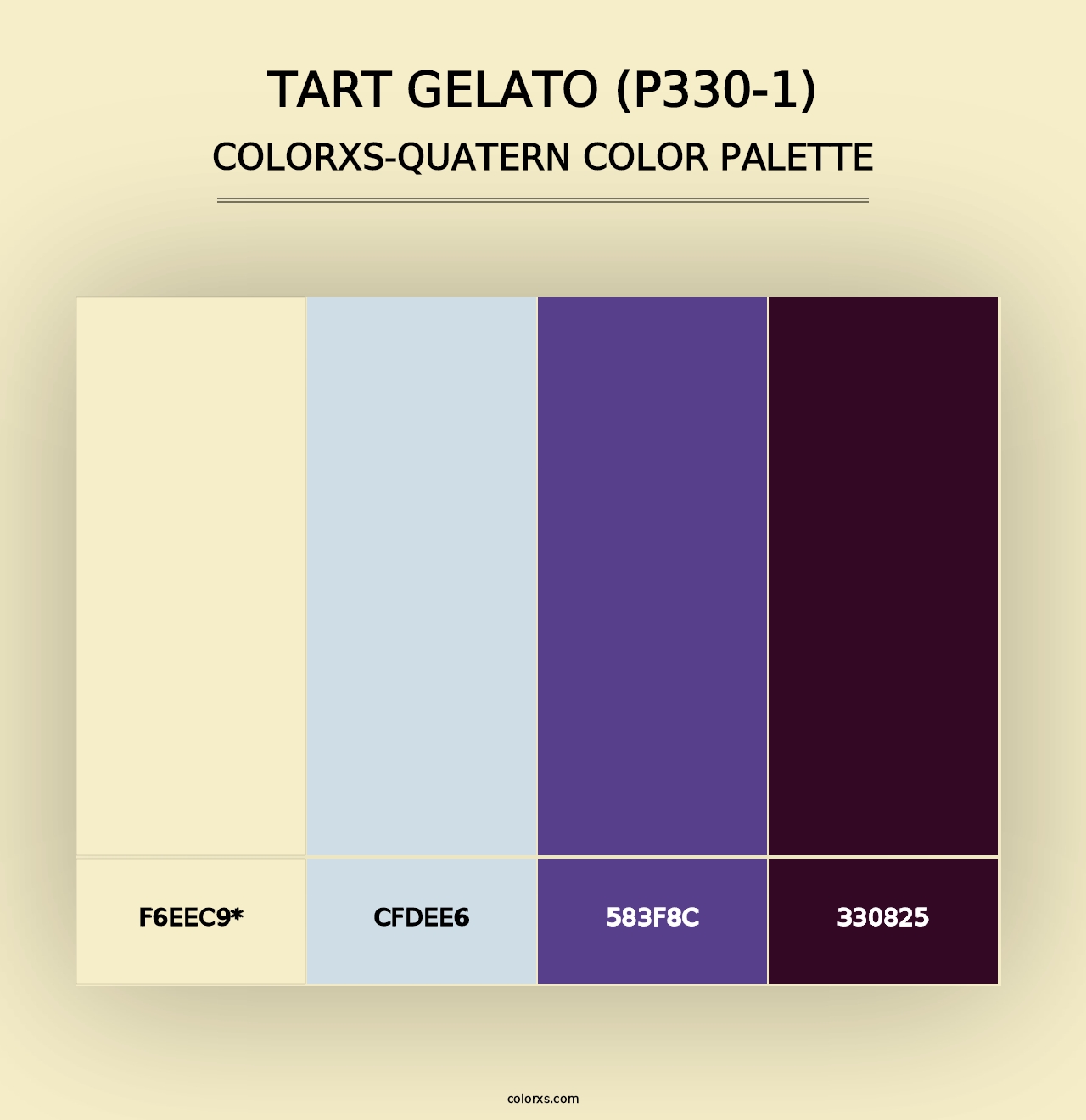 Tart Gelato (P330-1) - Colorxs Quad Palette