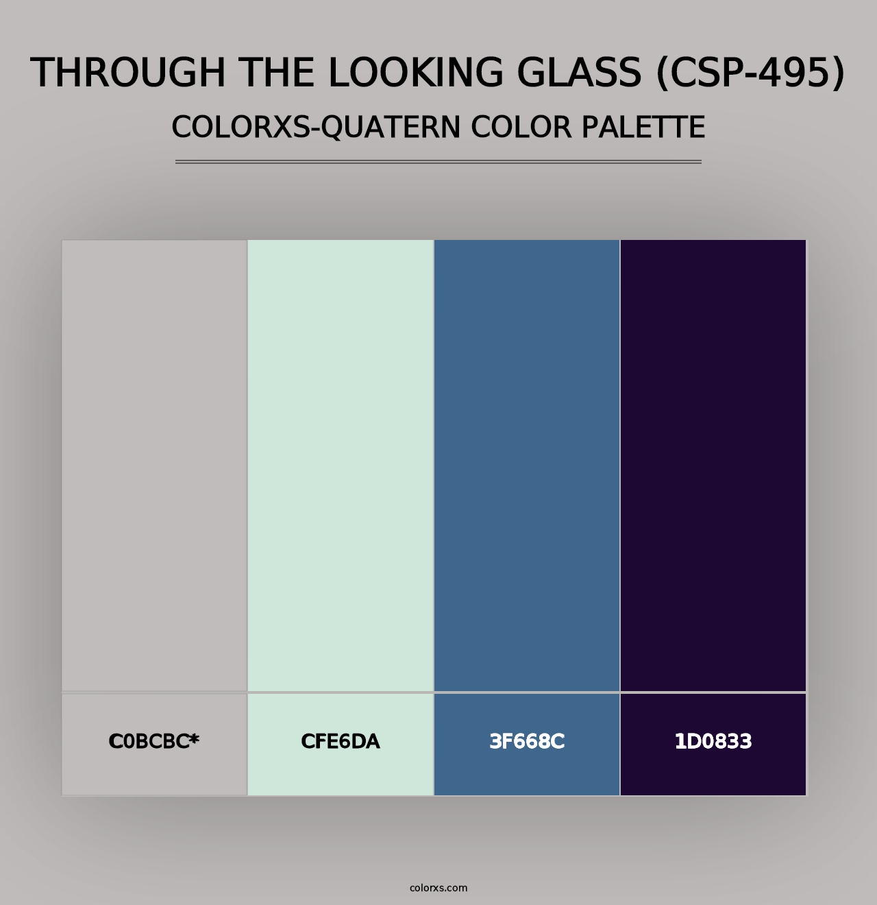 Through the Looking Glass (CSP-495) - Colorxs Quad Palette