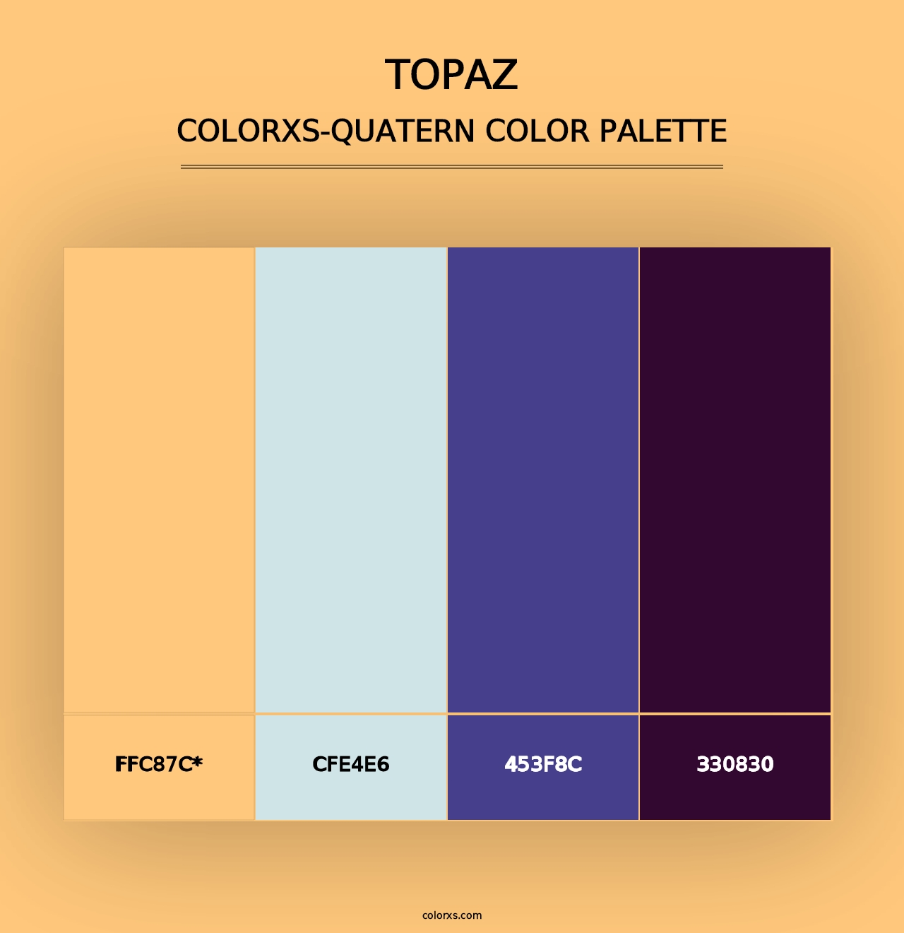 Topaz - Colorxs Quad Palette