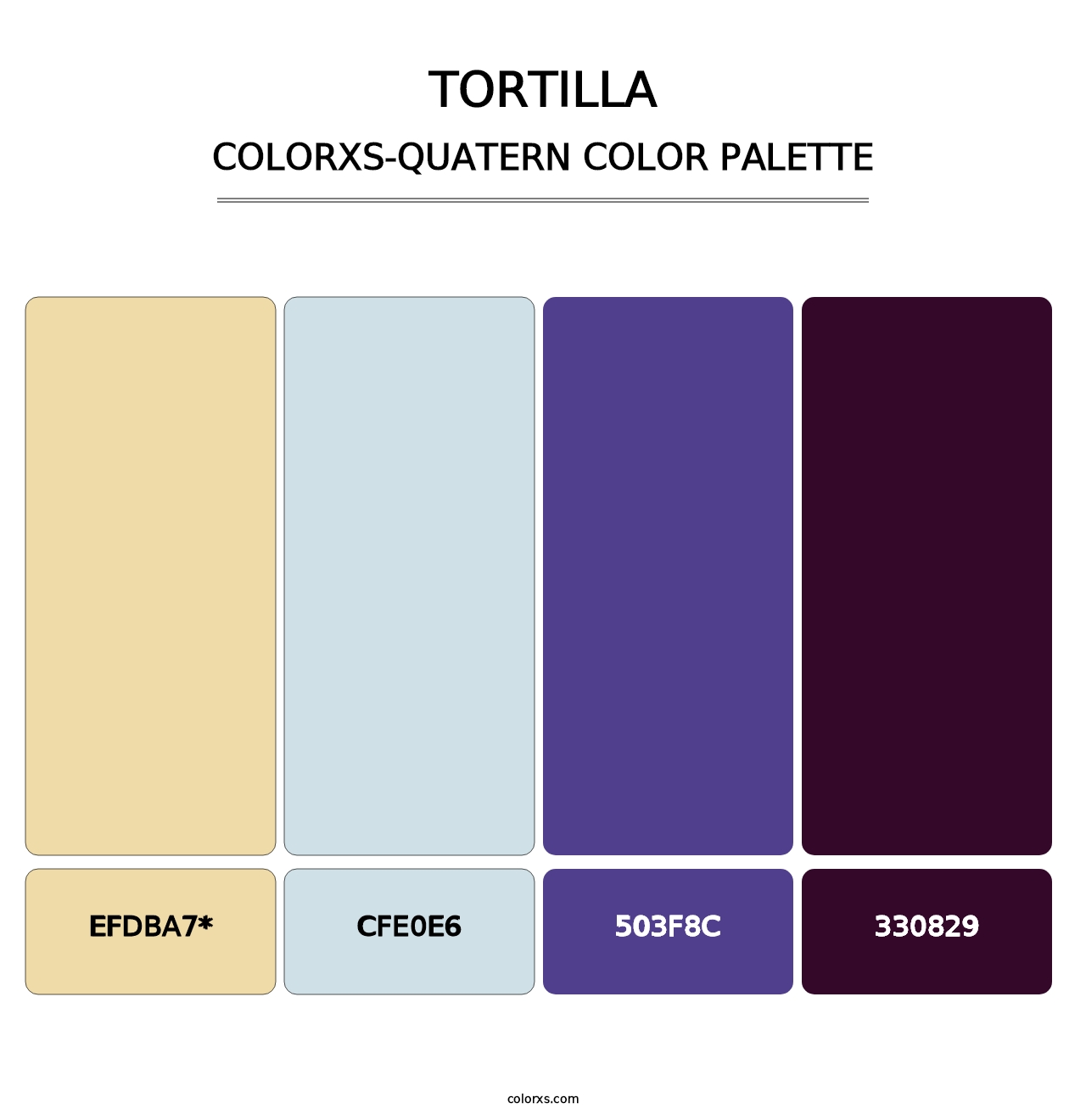 Tortilla - Colorxs Quad Palette