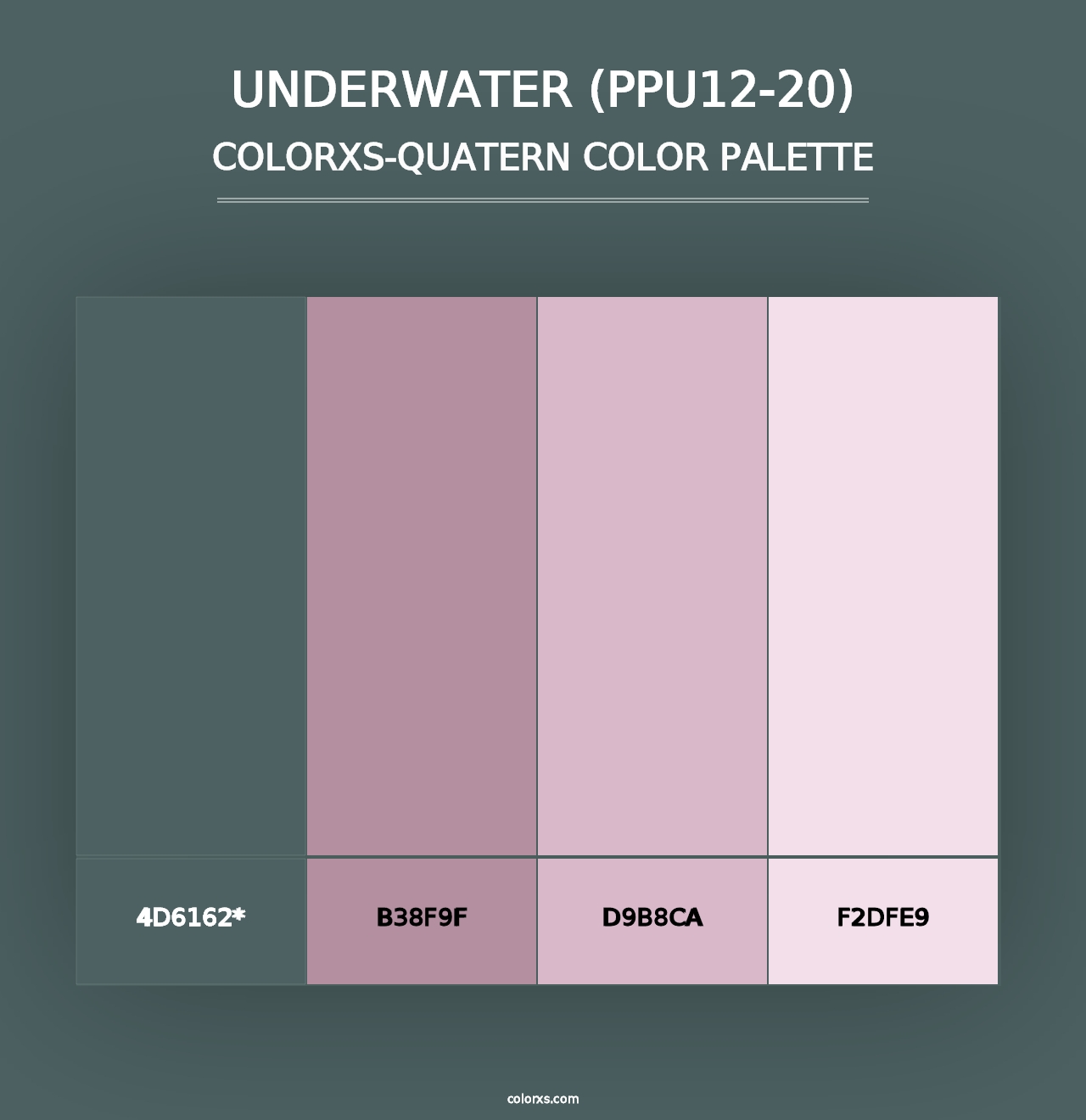 Underwater (PPU12-20) - Colorxs Quad Palette