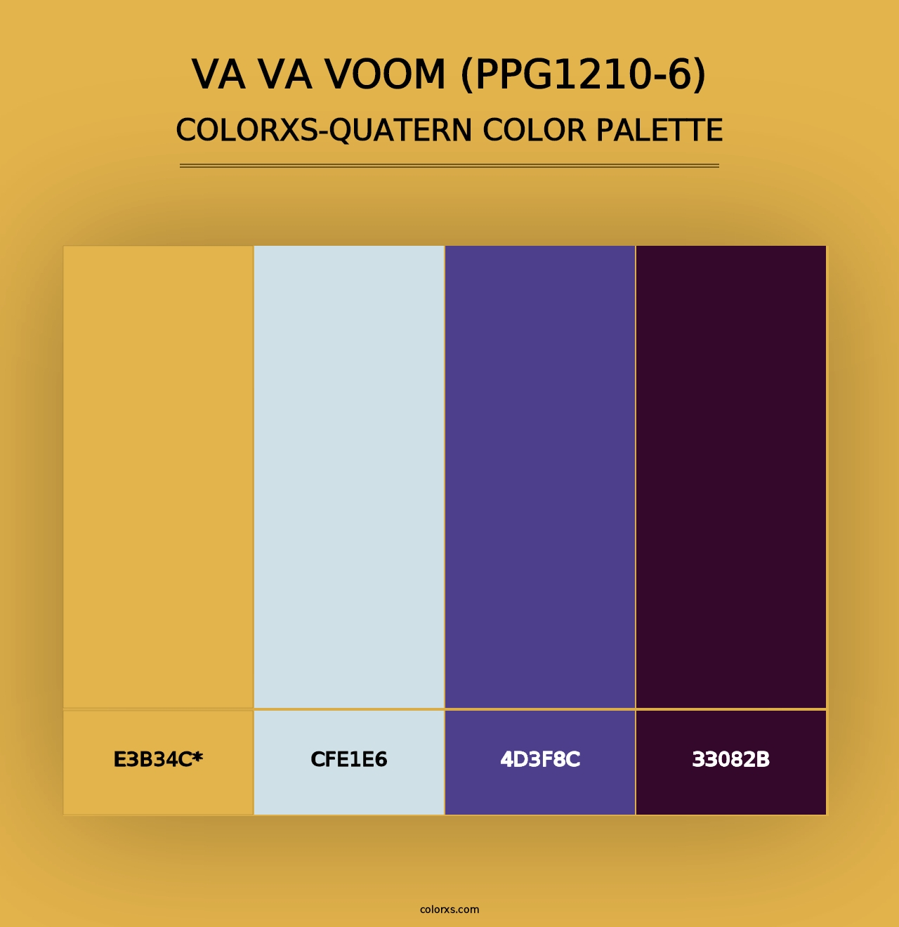 Va Va Voom (PPG1210-6) - Colorxs Quad Palette