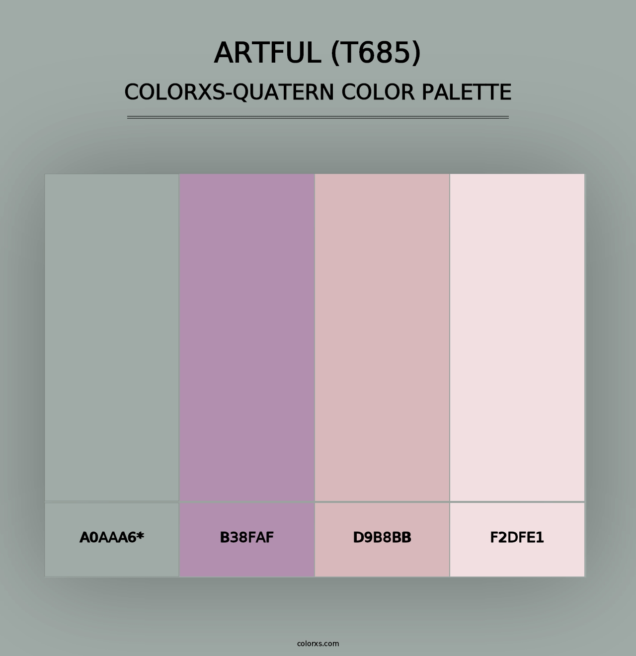 Artful (T685) - Colorxs Quad Palette