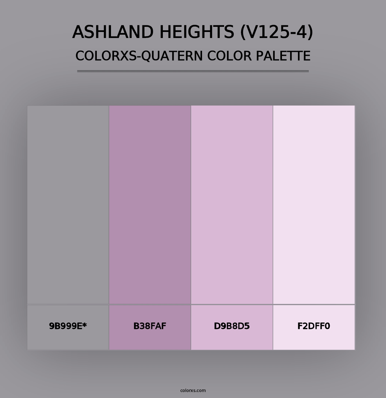 Ashland Heights (V125-4) - Colorxs Quad Palette