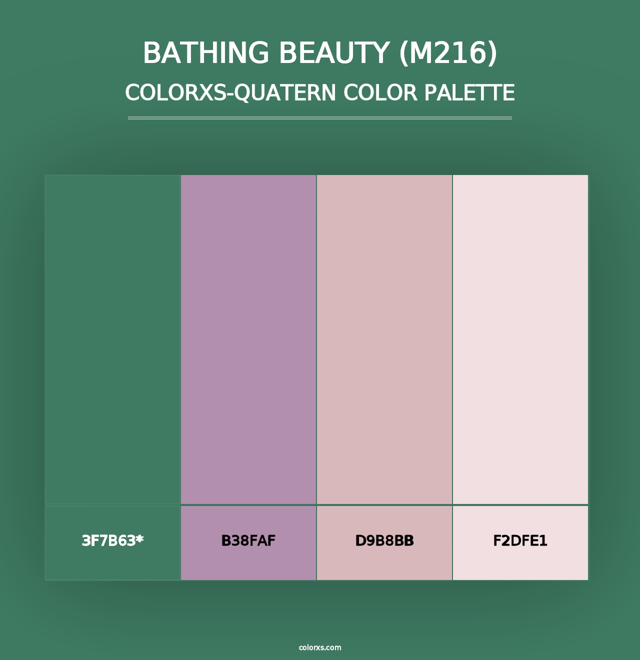 Bathing Beauty (M216) - Colorxs Quad Palette