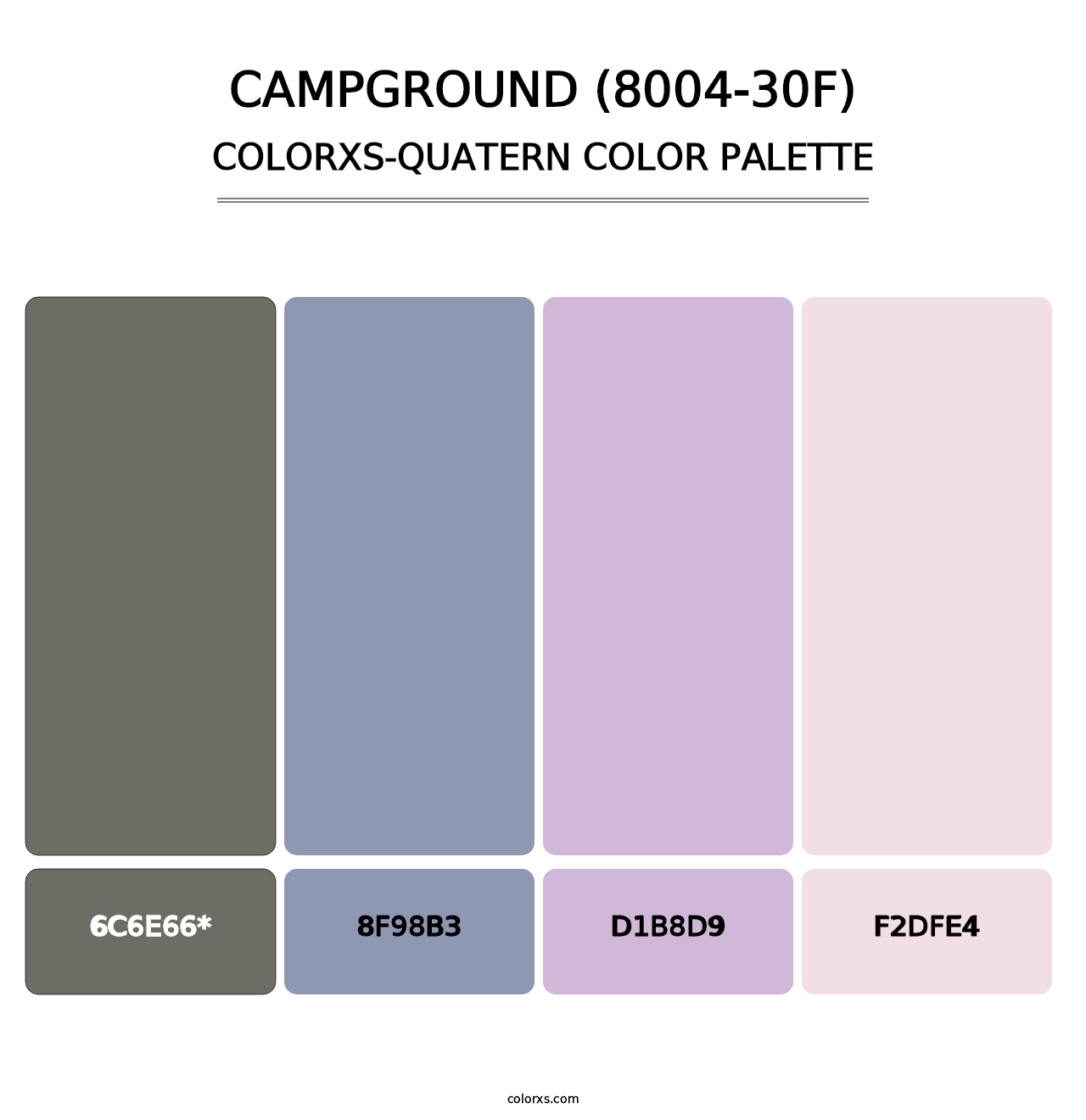 Campground (8004-30F) - Colorxs Quad Palette