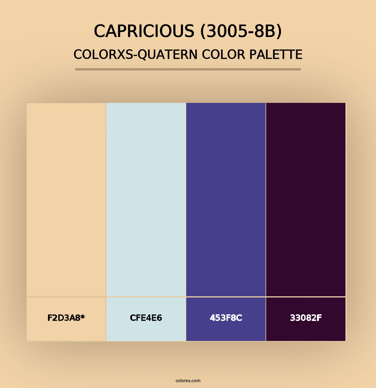 Capricious (3005-8B) - Colorxs Quad Palette