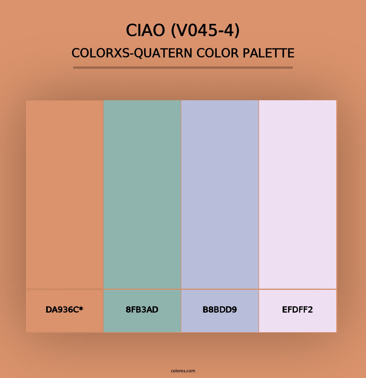 Ciao (V045-4) - Colorxs Quad Palette