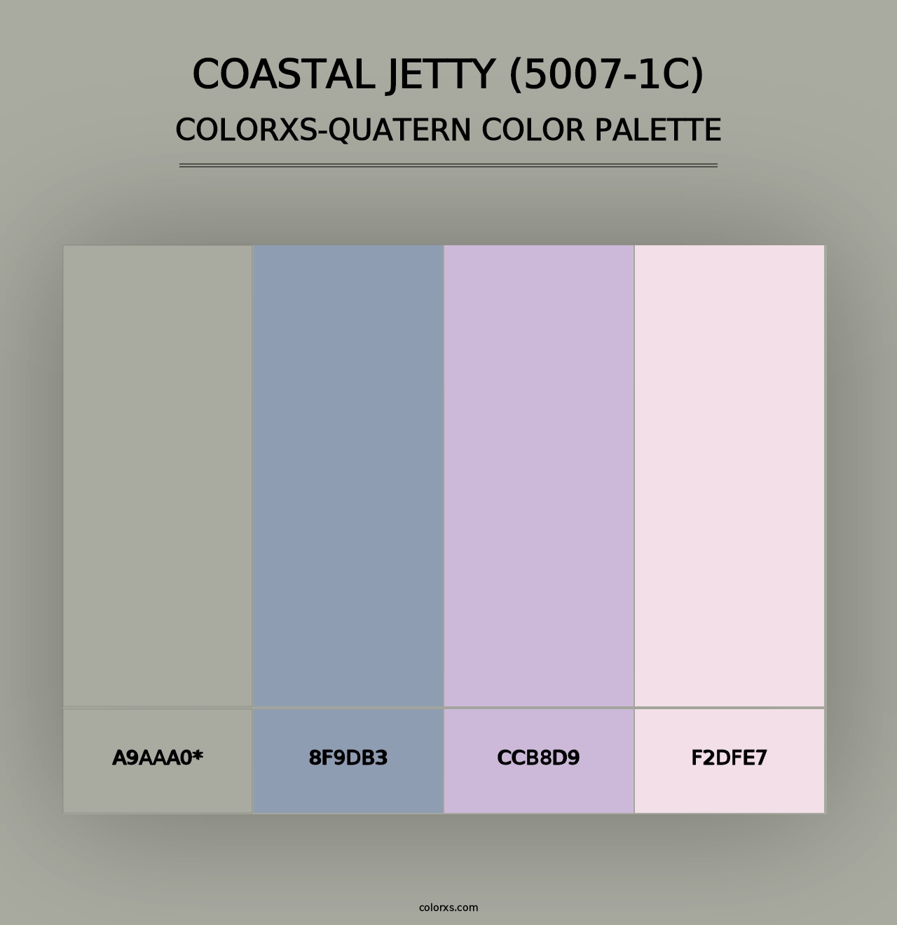 Coastal Jetty (5007-1C) - Colorxs Quad Palette