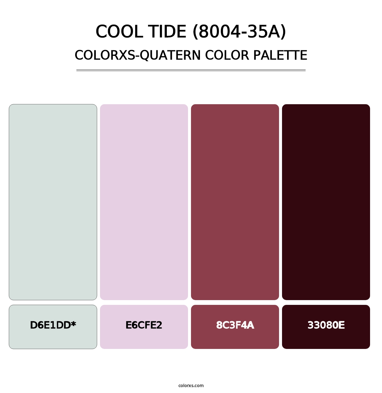 Cool Tide (8004-35A) - Colorxs Quad Palette