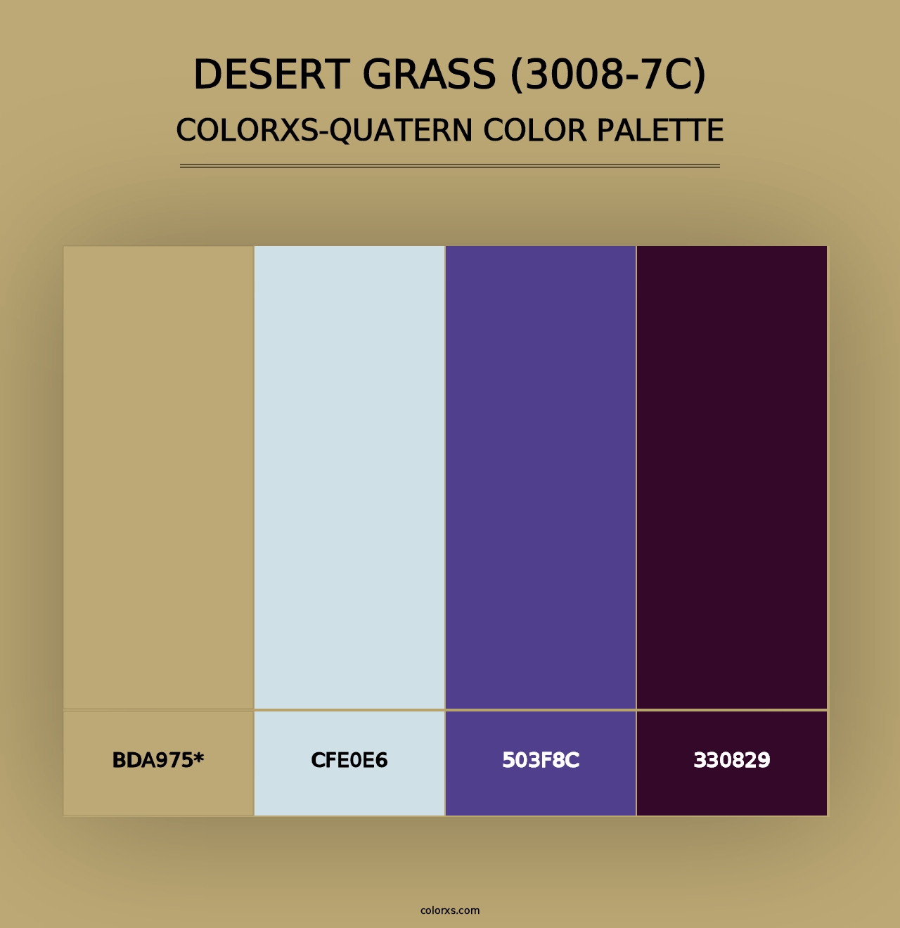 Desert Grass (3008-7C) - Colorxs Quad Palette