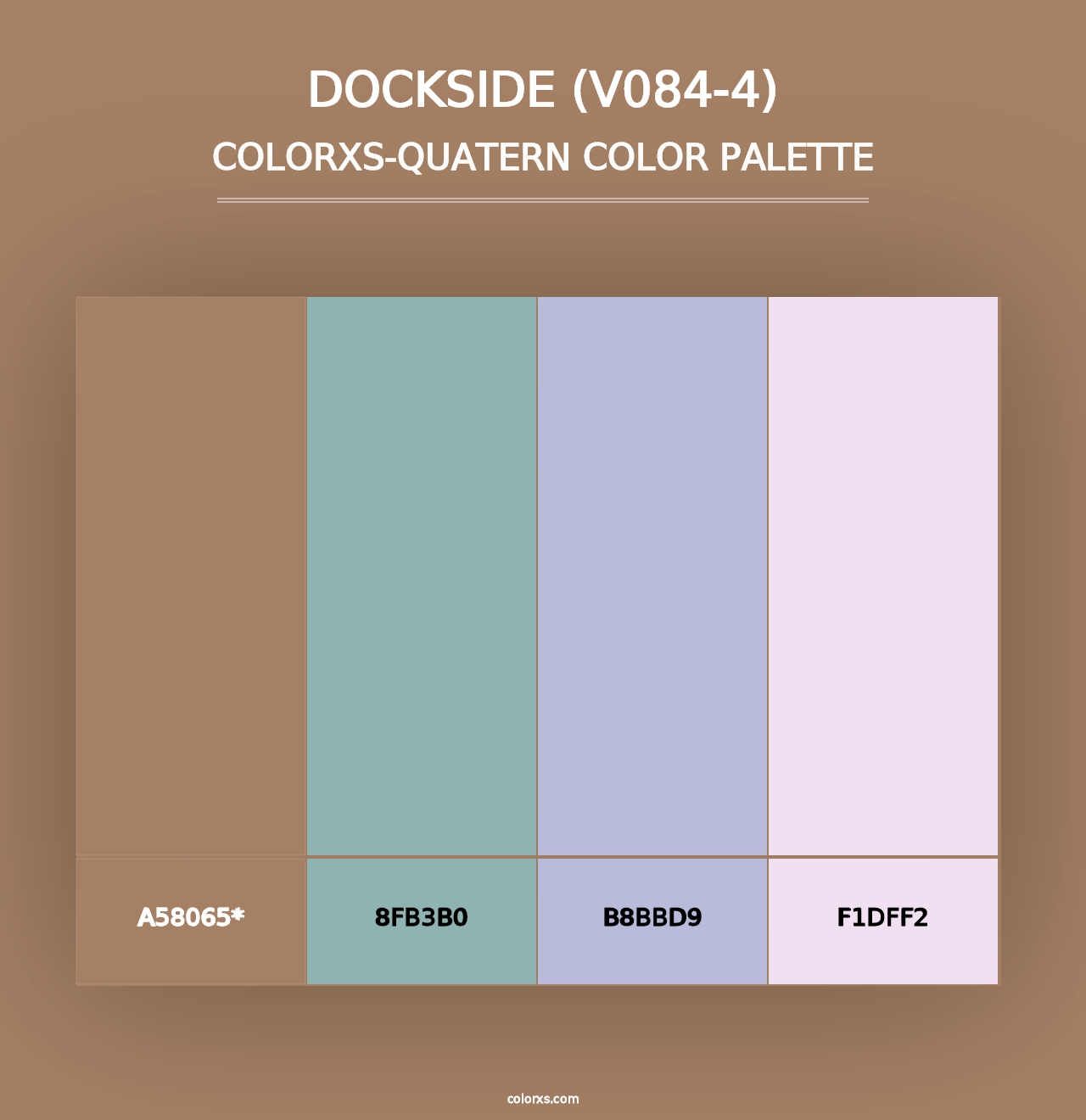 Dockside (V084-4) - Colorxs Quad Palette