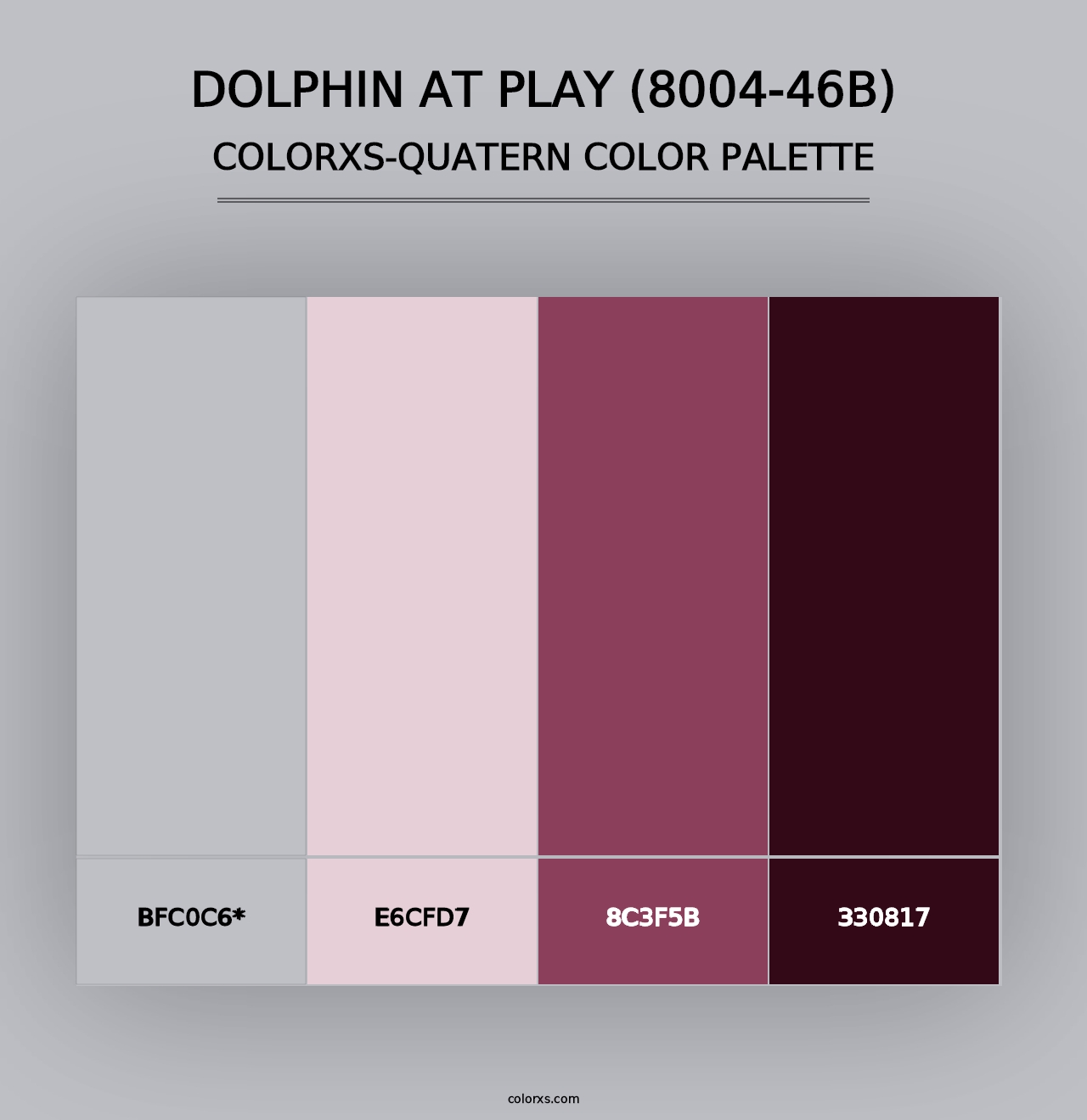 Dolphin at Play (8004-46B) - Colorxs Quad Palette