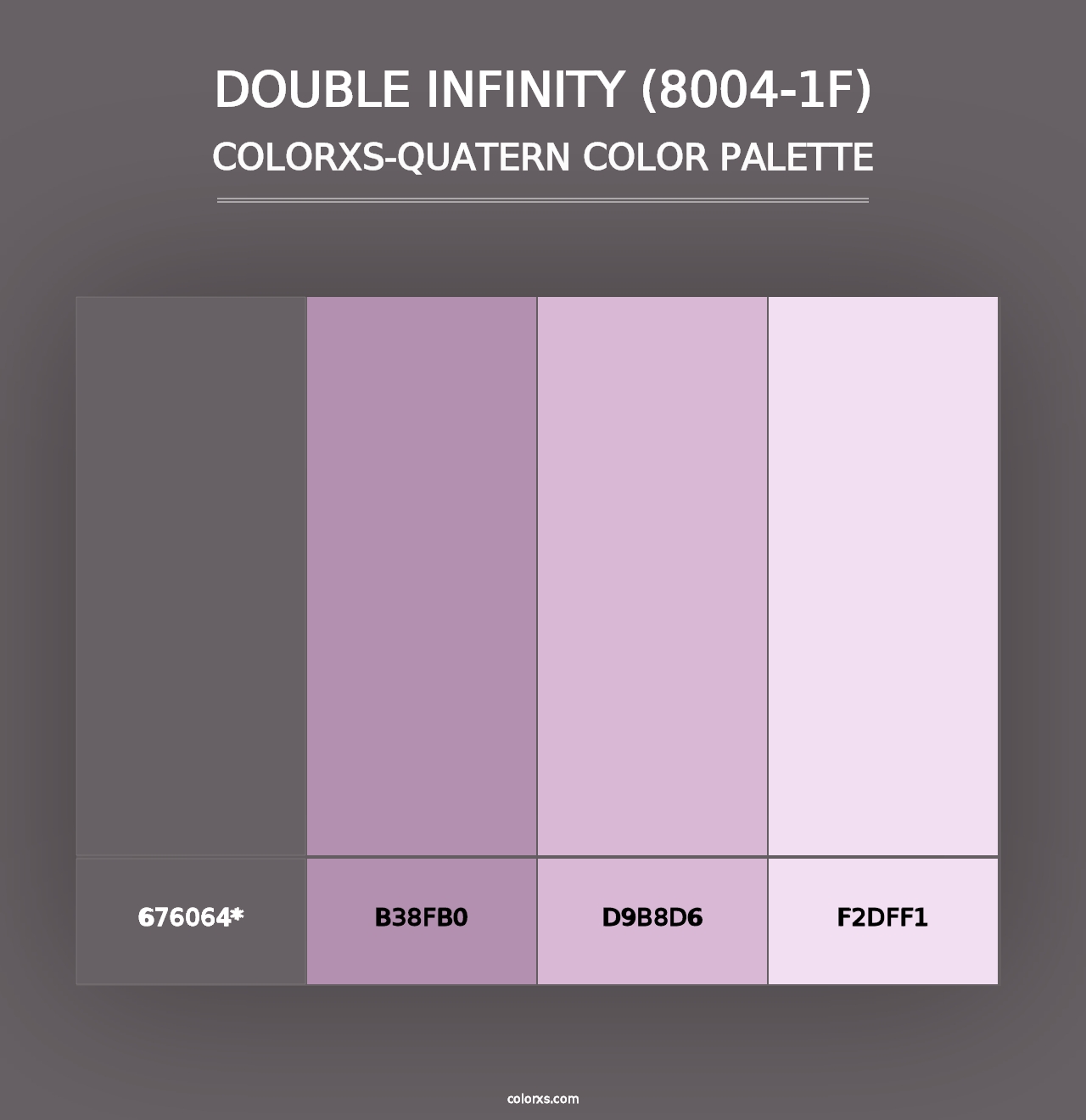 Double Infinity (8004-1F) - Colorxs Quad Palette