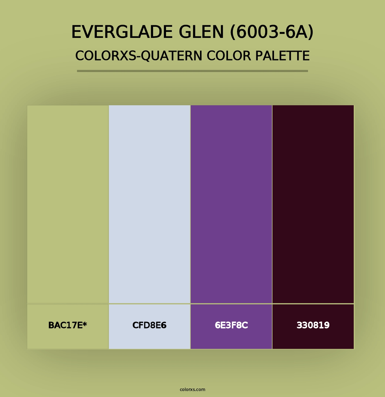 Everglade Glen (6003-6A) - Colorxs Quad Palette